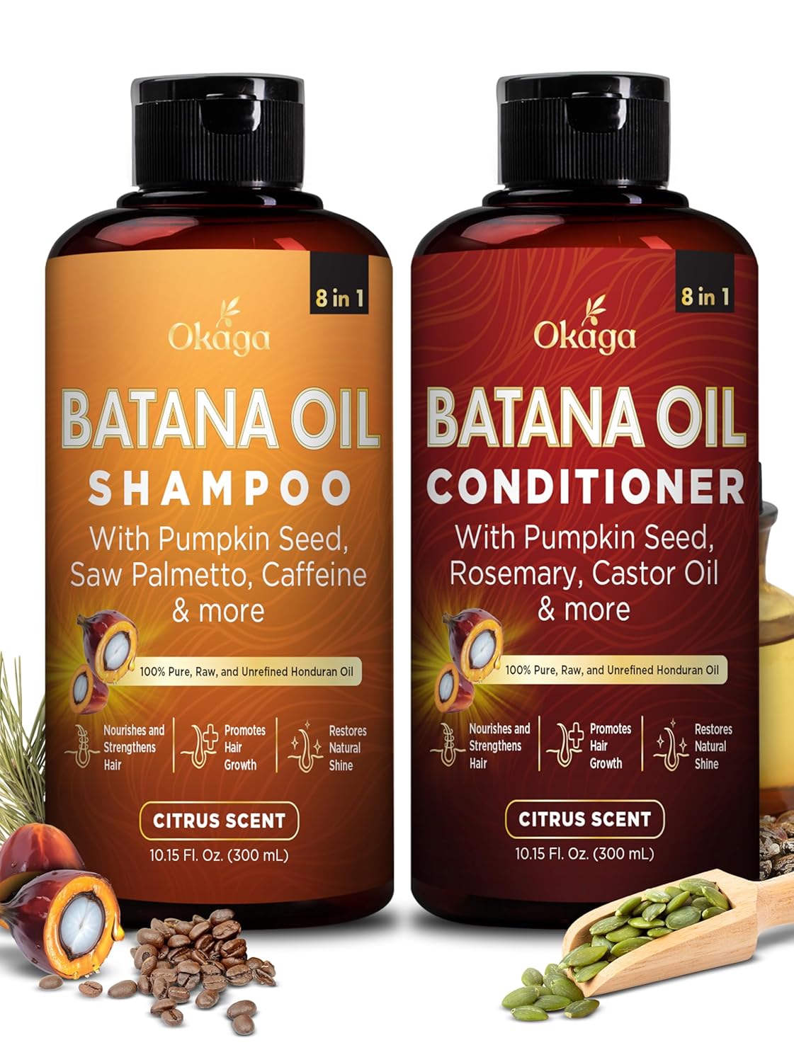 AB Shower Set - Batana Oil Shampoo & Conditioner